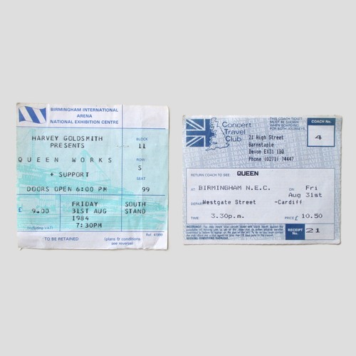 Queen 1984 works tour - works,