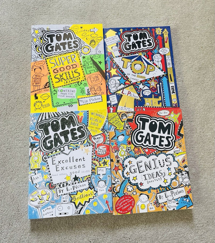 Tom gates paperback book - gates, x4