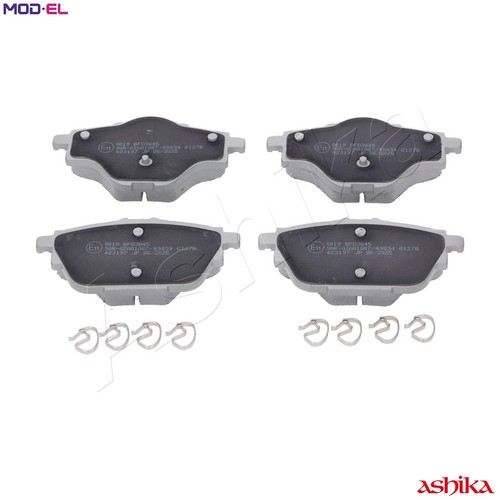 Brake pad set disc - pad,
