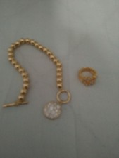 Diamonique braclet and ring - braclet,