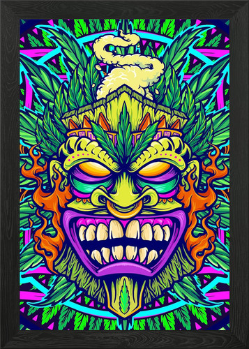 Psychedelic tiki mask - tiki, #2