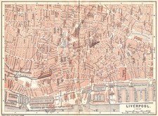 Liverpool city map Mersey