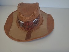 High Quality Harley Davidson Leather Cowboy Hat (Kenton)