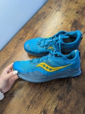 Saucony Mens Blue Peregrine 12 Running Shoes UK 10