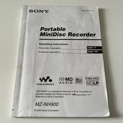 Instruction manual only sony - instruction,