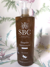 SBC Propolis Moisturising Skincare Gel Face & Body Moisturiser 500ml Pump