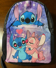 Lilo Stitch 16" Black Backpack