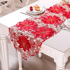 Embroidered Christmas Table