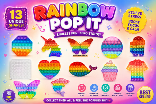 Push pop for - it, bubble