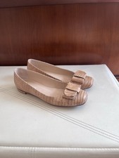 LK BENNETT Beige Textured Flat