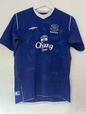 Everton Signed Home Shirt 2004/2005 Season