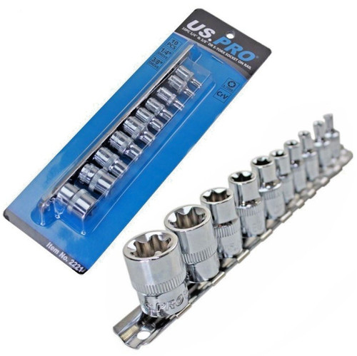 10pc female torx socket - 10pc, set