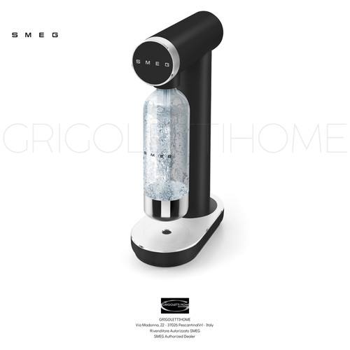 Black matte water carbonator - carbonator,