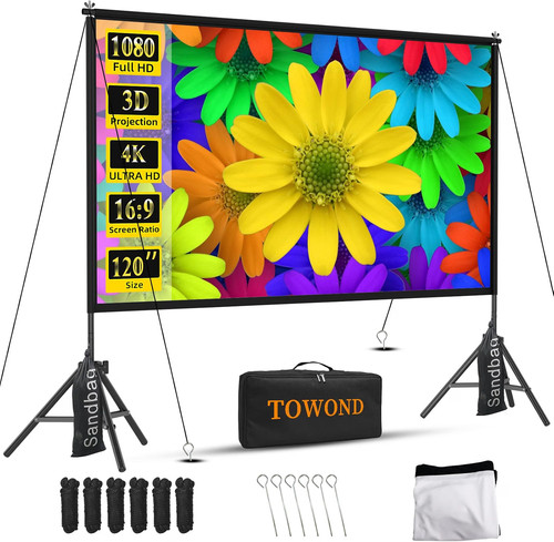 Towond 120 projector screen - projector,