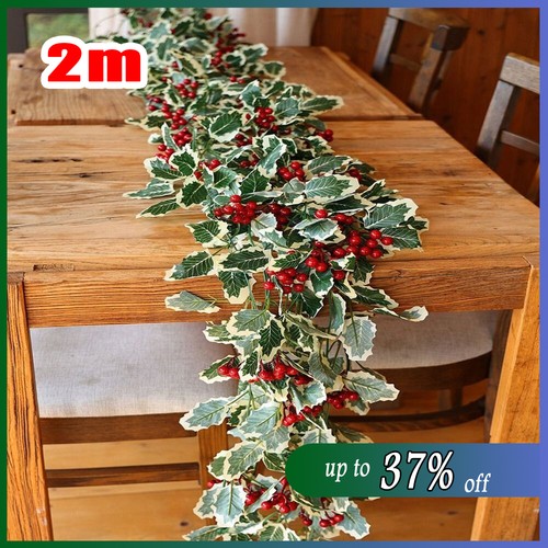 6ft christmas garland holly - 6ft,