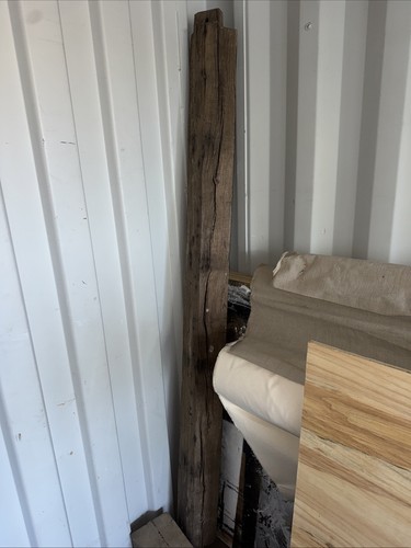 Reclaimed solid oak beam with - reclaimed,