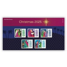 GB 2025 CHRISTMAS NATIVITY Stamp Presentation Pack S/A mint, issue date 4/11/25