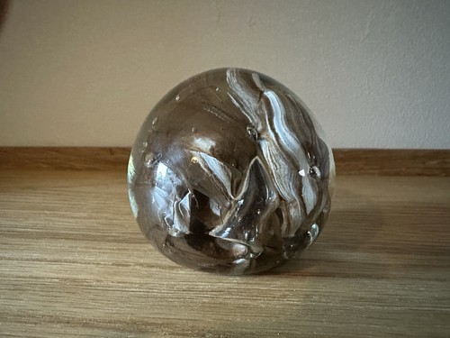 Vintage alum bay paperweight - alum,