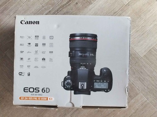 Canon dslr camera empty box - 6d,