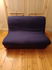 Luxury Trifold Double Futon + Navy Mattress