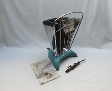 Vintage retro LLoyd Metcalfe LMD 350 portable LP gas Art Deco enamel heater fire