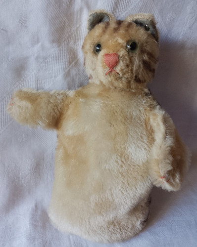 Vintage steiff tabby cat soft - cat,