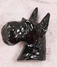 Unbranded Scottish Terrier head study 4 inches tall  ornament pedigree dog
