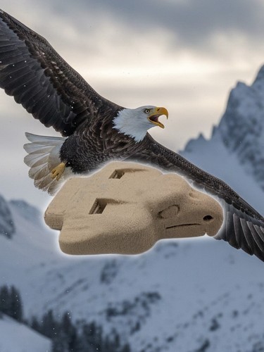 Eagle hawk whistle toy - eagle/hawk,