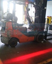 RED LED FORKLIFT TRUCK