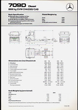 Mercedes-Benz 709D Chassis Cab