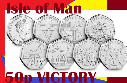 Isle man coin - of,