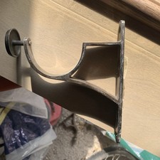 Antique Brass Curtain Pole Holders