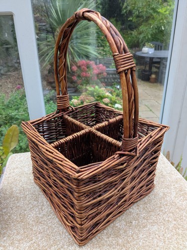 Wicker bottle wine carrier - 4,