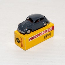 Metosul No. 5 1:43 Scale Volkswagen Beetle Grey With Box