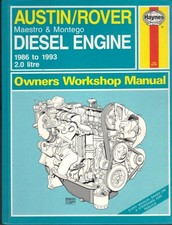 AUSTIN,ROVER MAESTRO,MONTEGO,LDV,PERKINS PRIMA,2.0 DIESEL ENGINE HAYNES MANUAL