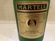 Martell Cognac Liqueur Empty Bottle with Cork . Think It’s From 1980s