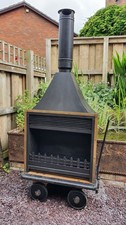 Upcycled Wood Burner, Patio Heater, Chimney, Fire, Stove, Log