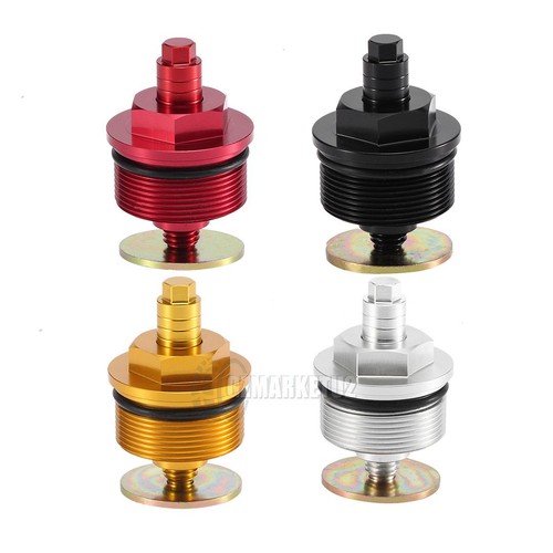 Front fork caps bolts plugs - front,