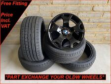 BMW 19" X5 E53 Genuine Black 63 Tiger Claw Alloy Wheels & New Tyres