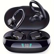 TWS Wireless Bluetooth Earphones Headphones Sports Ear Hook Running Bass Earbuds