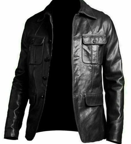Men leather jacket soft - men's,