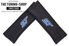 2x Seat Belt Covers Pads Black