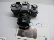 Minolta XD-5 SLR Film Camera MD-Rokkor 1.7/50 mm Lens Lens 