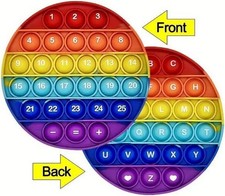 Pop It Fidget Toy Numbers and