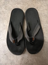 Men's Teva Flip Flop - Vori Black Gray Size UK 8