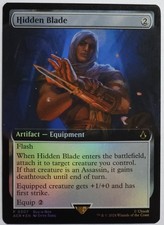 MTG TCG Hidden Blade Buy-a-box Promo Extended Foil Near Mint 