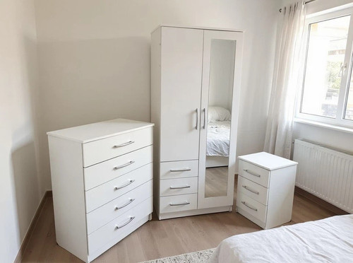 Ready assembled white door - ready,