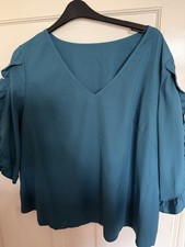 Ladies Green Top Unusual
