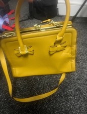 Betsy Johnson Yellow Handbag