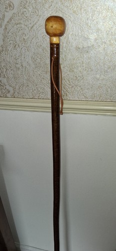 Rustic wooden hiking - wooden, pole/